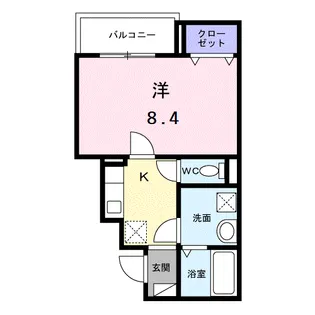 ヒカルサ京都北山栗栖【2階】の間取り