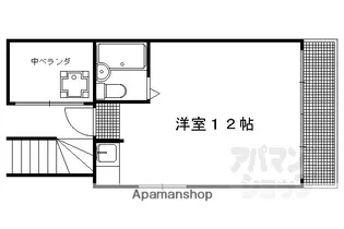 マンションカガワ【302号室】の間取り