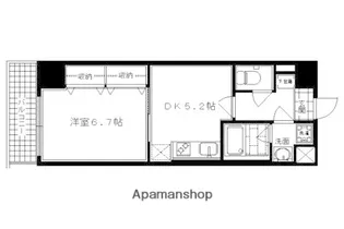 アーバネックス室町【6階】の間取り