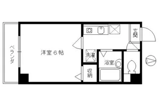 バインオークNIC【314号室】の間取り