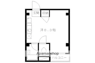 STABLE万寿寺【4階】の間取り