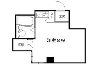 グランドール滝川【203号室】の間取り