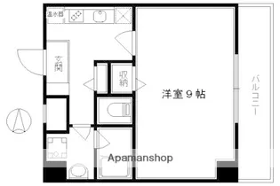 AMI四条烏丸【507号室】の間取り