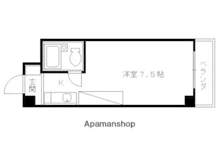 メゾン・ド・六角【4階】の間取り