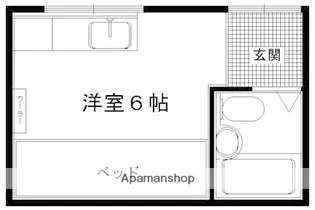有馬荘【108号室】の間取り