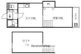 エクセレント竜安寺【303号室】の間取り