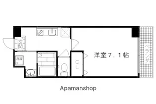 セラヴィ新丸太町【502号室】の間取り