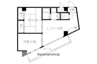 アーバン四条梅ノ宮【3階】の間取り