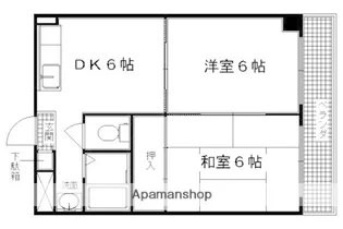 アクティハイム壱番館【203号室】の間取り