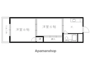 福御マンション【302号室】の間取り