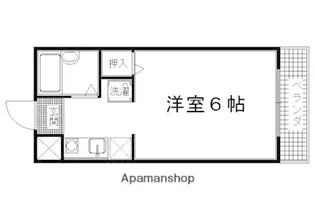 CUBIC15【102号室】の間取り