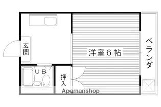 コーポ石田【301号室】の間取り