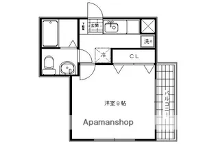 HEIGHTS華【101号室】の間取り