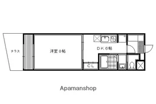 コープ美山III【106号室】の間取り