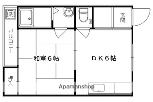 メゾン山内【101号室】の間取り