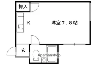 丸富マンション【5B号室】の間取り