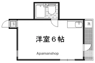 ライブコート二軒茶屋【104号室】の間取り