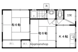 京都府京都市南区八条内田町【タウンハウス】の間取り