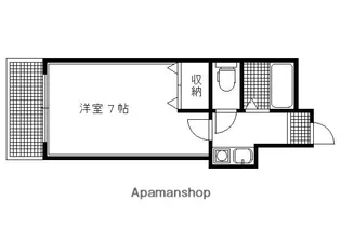 ラ レジデンス ペルシュワール【205号室】の間取り