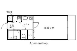 グランデ御池【3階】の間取り