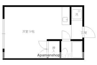 ヴィラMAIN【102号室】の間取り