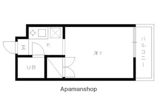 プルミエール増見【201号室】の間取り
