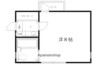 ヴィラエトワール西院【401号室】の間取り