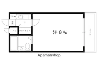 ヴィラエトワール西院【205号室】の間取り