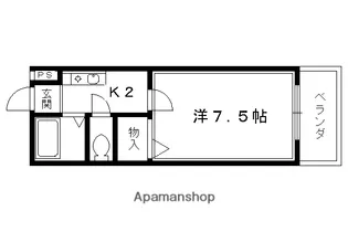 たんぽぽの家【205号室】の間取り