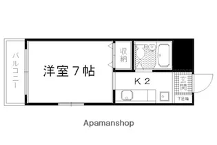 カーサ雅【203号室】の間取り