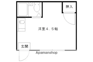聚楽第マンション【401号室】の間取り