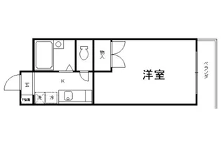 グランドール中蔵【202号室】の間取り