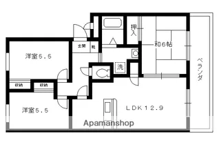 ノールヴァーグ【101号室】の間取り