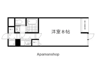 北山グランドビル【6階】の間取り