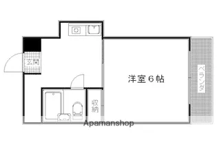 TAISEI北野【303号室】の間取り