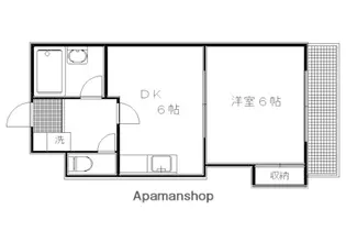 グリーンビレッジ【103号室】の間取り