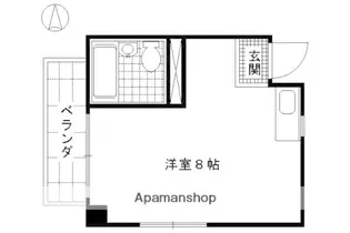興亜ビル【503号室】の間取り