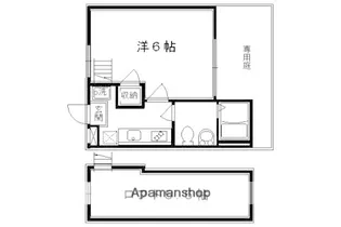 ロフティ同志社北【105号室】の間取り