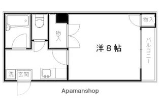 みそのハイツ【303号室】の間取り