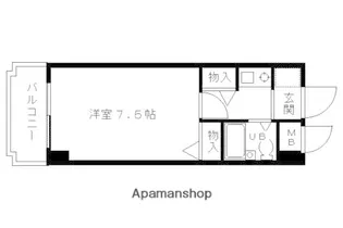 レジデンスオークラ【2階】の間取り