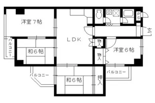 インペリアル京都【10階】の間取り