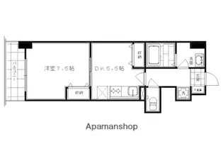 綾小路パレス【303号室】の間取り
