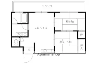 シャトーイトー【2階】の間取り