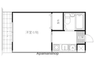 クレセント太秦【408号室】の間取り