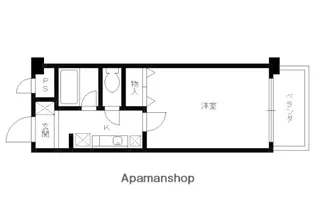 グリーンコートランザン【4階】の間取り