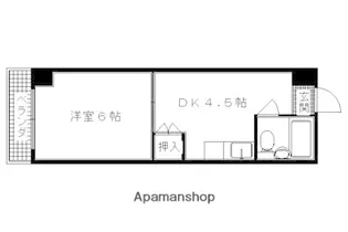 ラ・ファルド嵯峨【305号室】の間取り