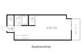 レフィナード京都西大路【1階】の間取り