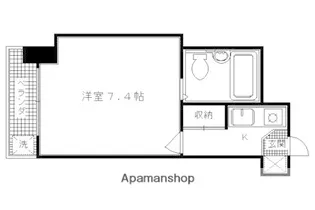 シャレー西京極【206号室】の間取り