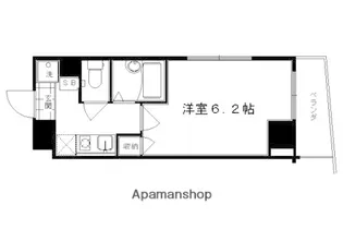 アルティスタ丸太町【401号室】の間取り