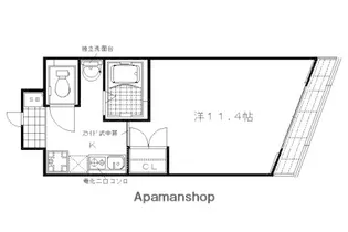 アネックス西院【5階】の間取り